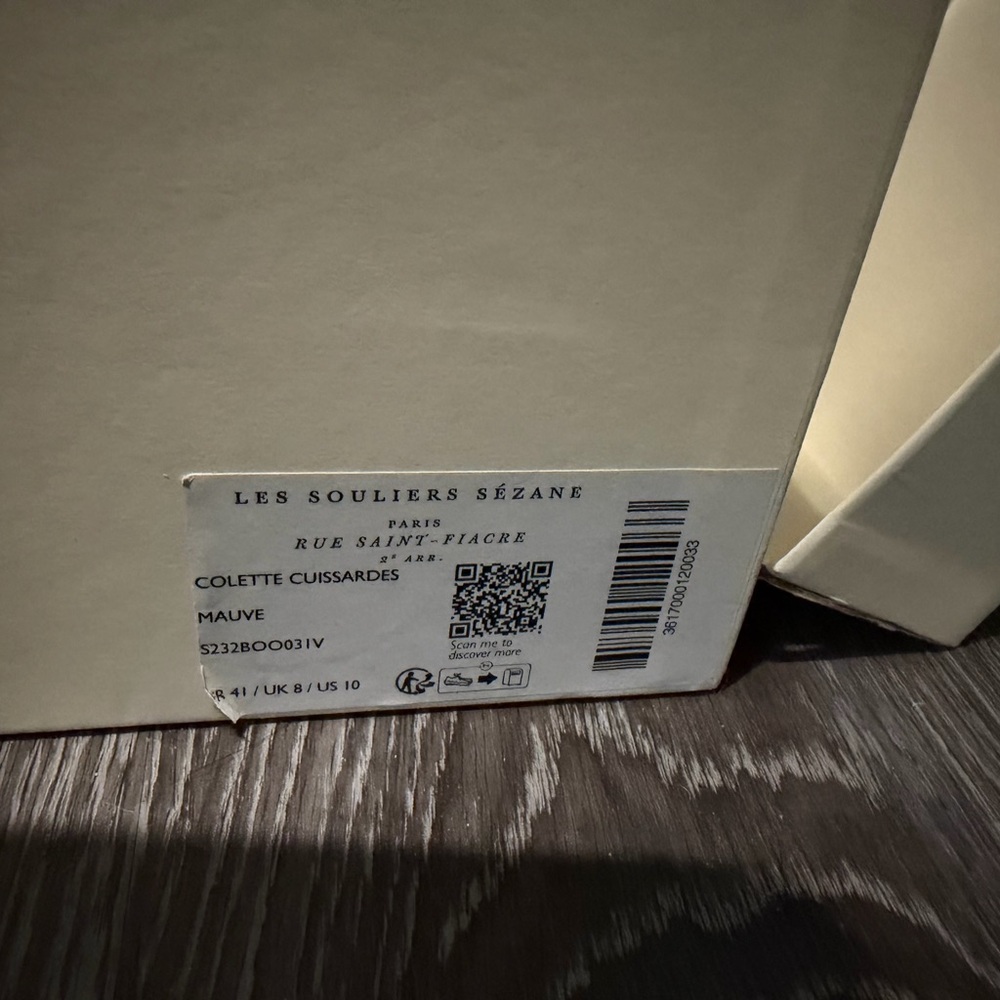 Sezane Shoes NWT Suede Colette Boots in Mauve - Picture 6 of 6